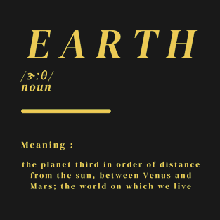 Word Earth T-Shirt