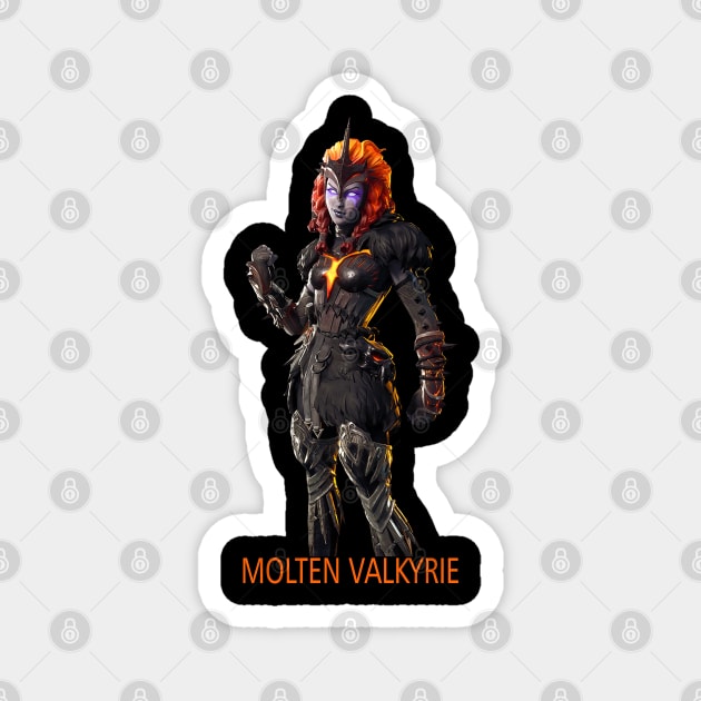 Molten Valkyrie Magnet by ritadesign