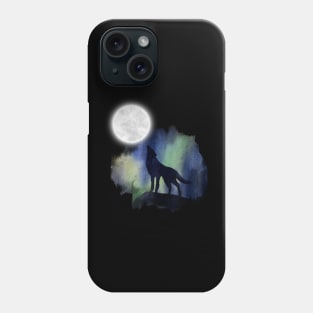 The Wolf And The Moon Phone Case