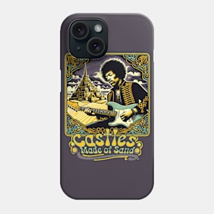 Castles made of sands Jimi Hendrix tshirt, long sleeves Phone Case