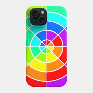 Colourful Rainbow Circle Phone Case