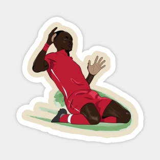 Sadio Mane Slide Goal Celebration Magnet