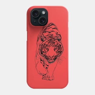 tiger  panther cat leopard jaguar bengal tiger mammal siberian tiger snow leopard Phone Case