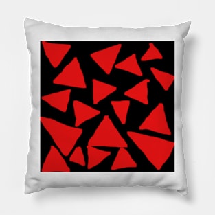 Red Corn Chips on Black Pillow