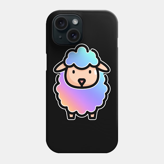 Rainbow Sheep Of The Family Phone Case by JB.Collection