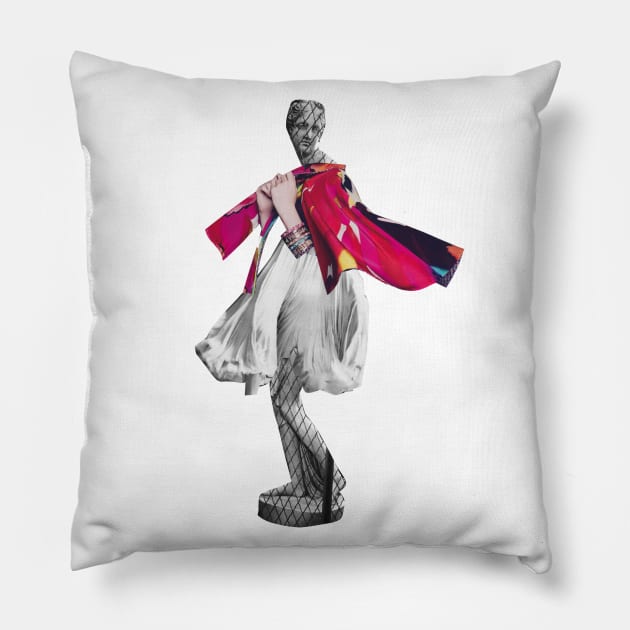 Fashion Statue Pillow by Luca Mainini