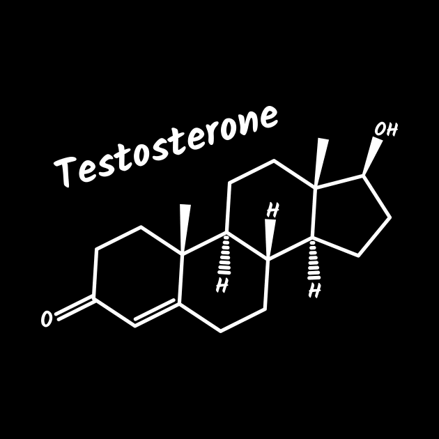 Testosterone Hormone by Polyart