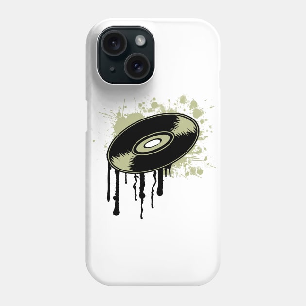 Vinyl Splatter Phone Case by JohnLucke