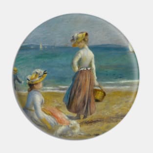 Figures on the Beach by Auguste Renoir Pin