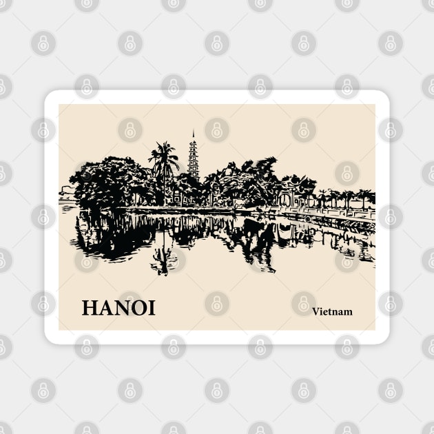 Hanoi - Vietnam Magnet by Lakeric