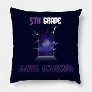 5th grade level unlocked Back To School 2023 Pillow