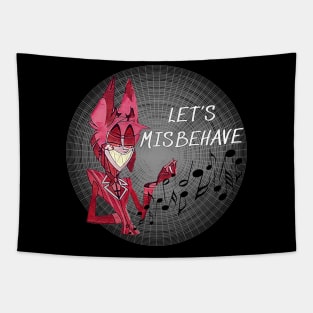 Let's Misbehave - Rude Hazbin Hotel Alastor Tapestry