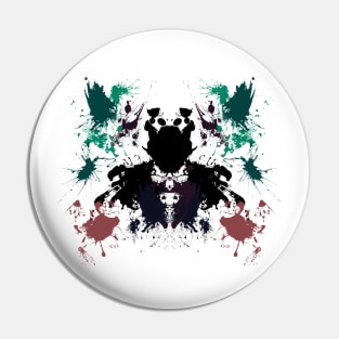 Rorschach Inkblot Pin