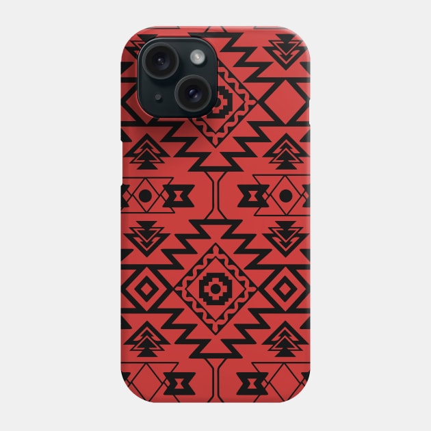 Aztec Line Design Phone Case by slice_of_pizzo