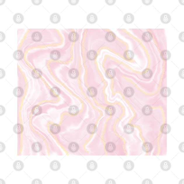 Soft pastel pink marble design by Alice_creates