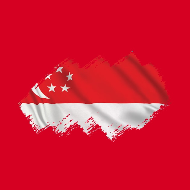 Flag of Singapore by Teemperor