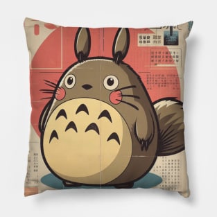 Vintage Kawaii Japanese Pop Icon Pillow