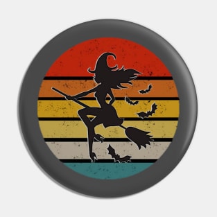 Halloween Witch Pin