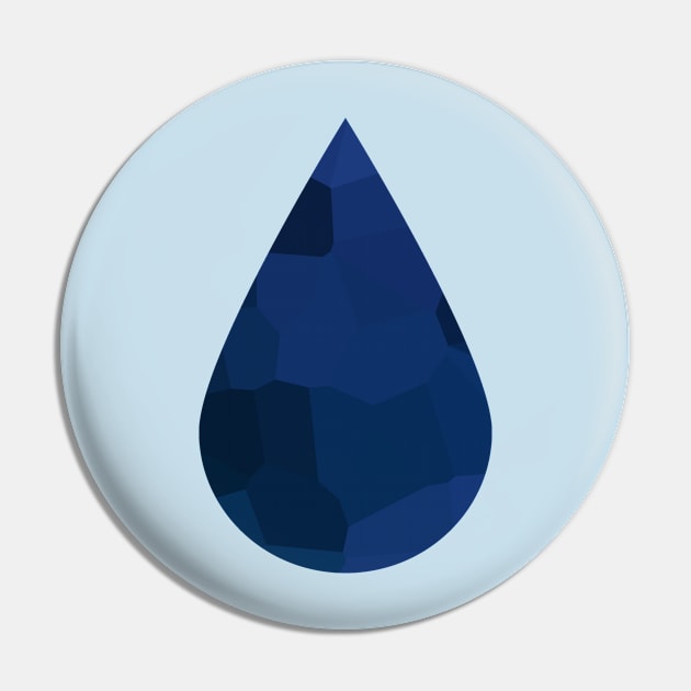 Tears of Lapis Pin by Oddellie