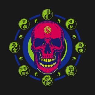 Skull of tai chi N°7 T-Shirt