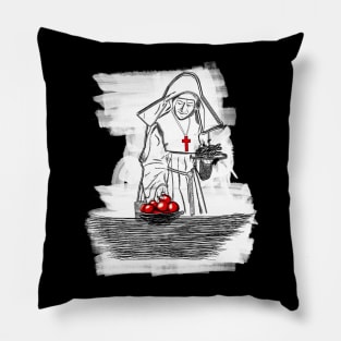 Gothic Priestess Drawing Pillow