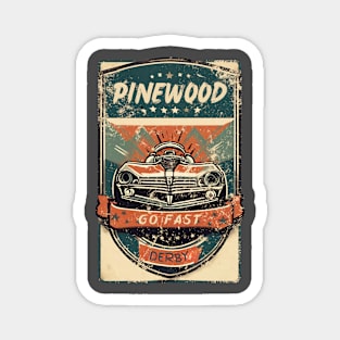 Pinewood Derby Magnet