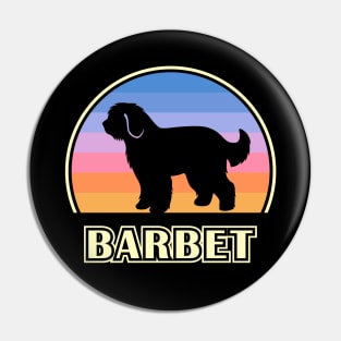 Barbet Vintage Sunset Dog Pin