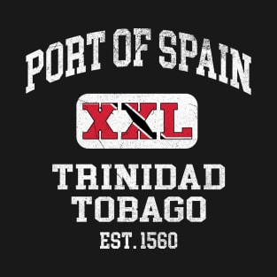 Port of Spain, Trinidad and Tobago - XXL Athletic design T-Shirt