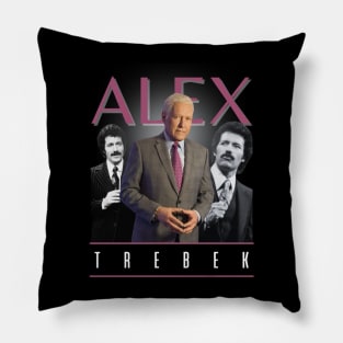 Alex trebek +++ retro style fanart Pillow