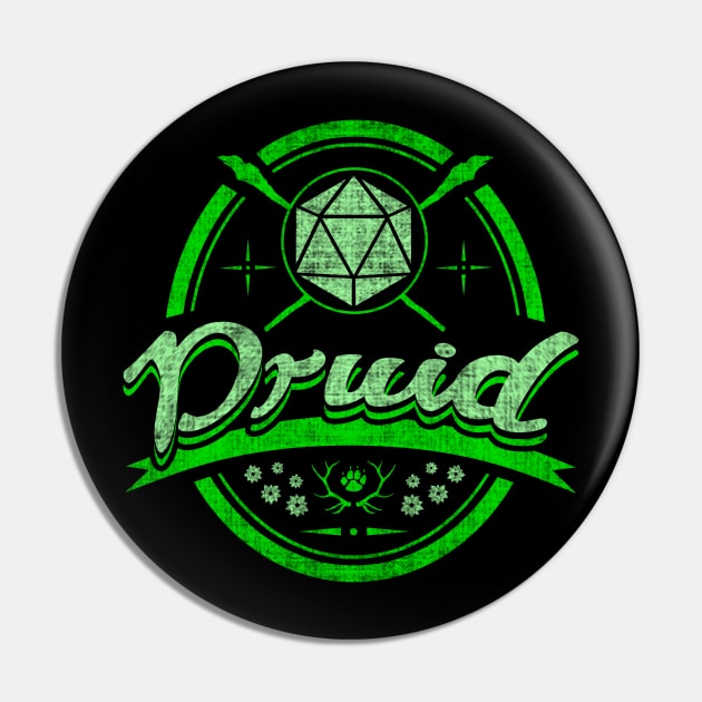 Druid: RPG Tabletop Pin by PluginTees