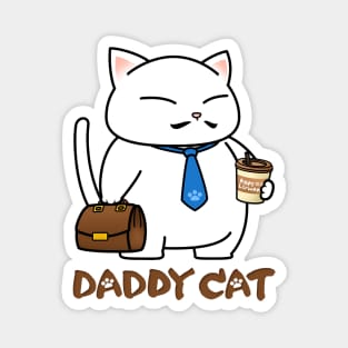 Daddy Cat Salaryman Magnet