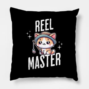 Cute Kawaii Cat Fisherman Pillow