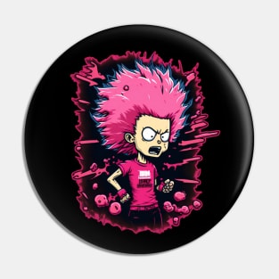 Pink Anger Pin