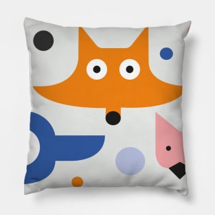 Nordic style Fox minimalist Pillow