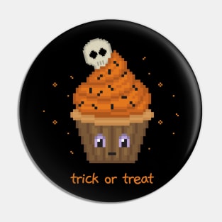 Halloween Cupcake (Orange) Pin