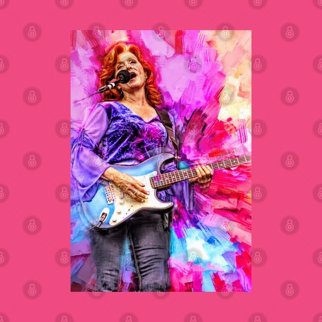 Bonnie Raitt by IconsPopArt