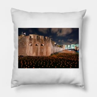 Tower of London Beyond The Deepening Shadow Pillow