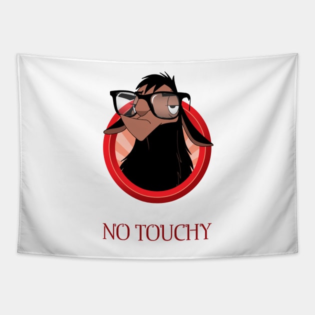 No touch! No touchy! Tapestry by ggiuliafilippini