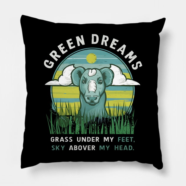 Grass Pillow by NomiCrafts