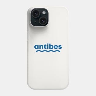 Antibes, France (blue) Phone Case