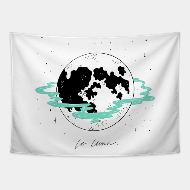 La Luna Tapestry by christinelemus