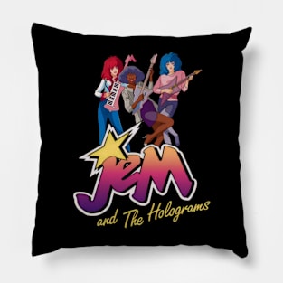 Jem and the holograms t-shirt Pillow