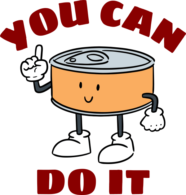 You Can Do It - Cute Can Pun Kids T-Shirt by Allthingspunny