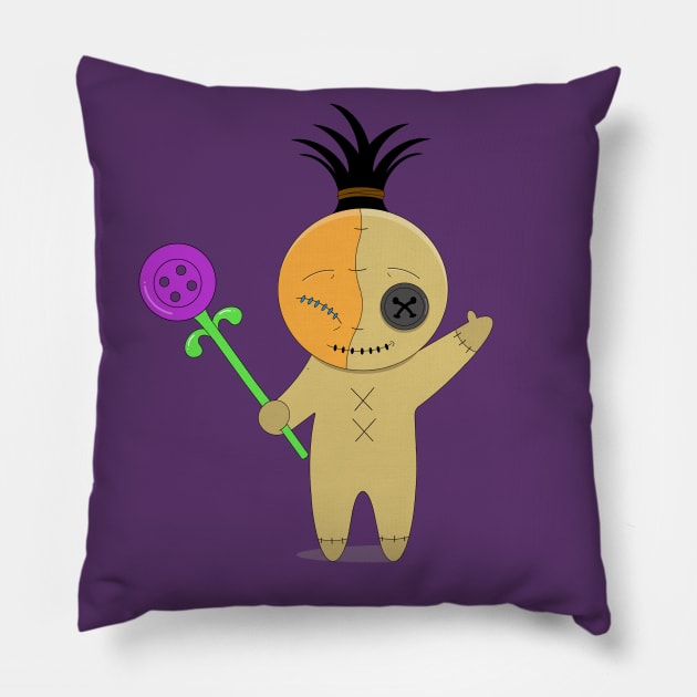 Amulet, The Voodoo Doll Pillow by garciajey