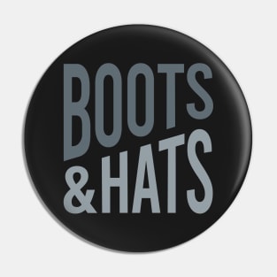 Farming Boots & Hats Pin