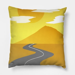 Dusk in the Badlands Pillow