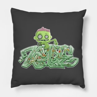 Zombie Graffiti Pillow