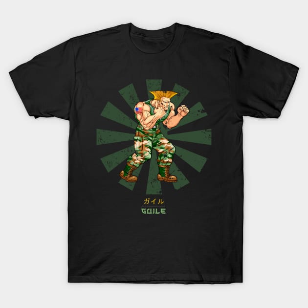 Guile Street Fighter Retro Japanese - NeatoShop