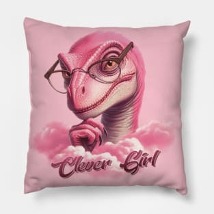 Clever Girl Raptor Pillow