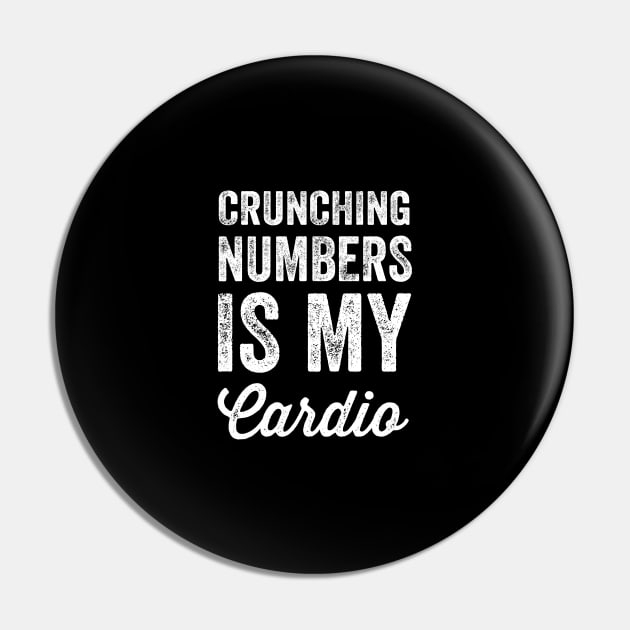 Crunching numbers is my cardio Pin by captainmood